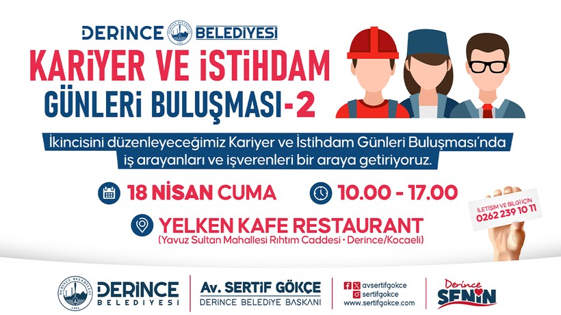 Derince'de kariyer ve istihdam günleri başlıyor - Resim : 1