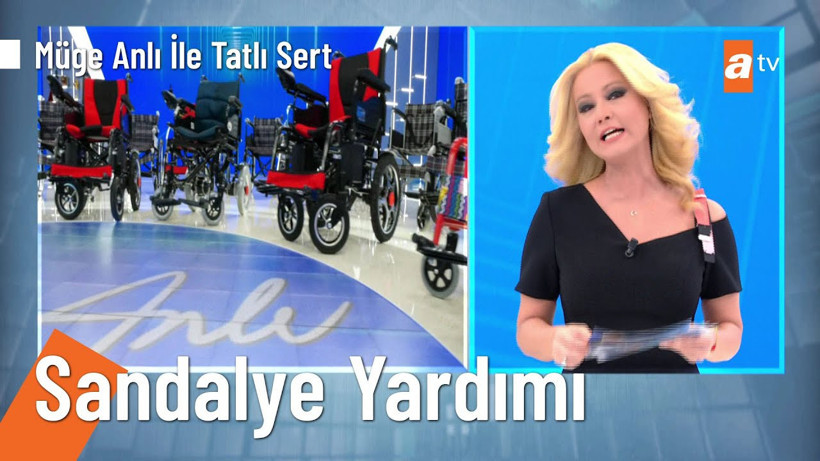Müge Anlı Tekerlekli Sandalye Başvurusu Nasıl Yapılır? Müge Anlı Tekerlekli Sandalye Bağışı - Resim : 1