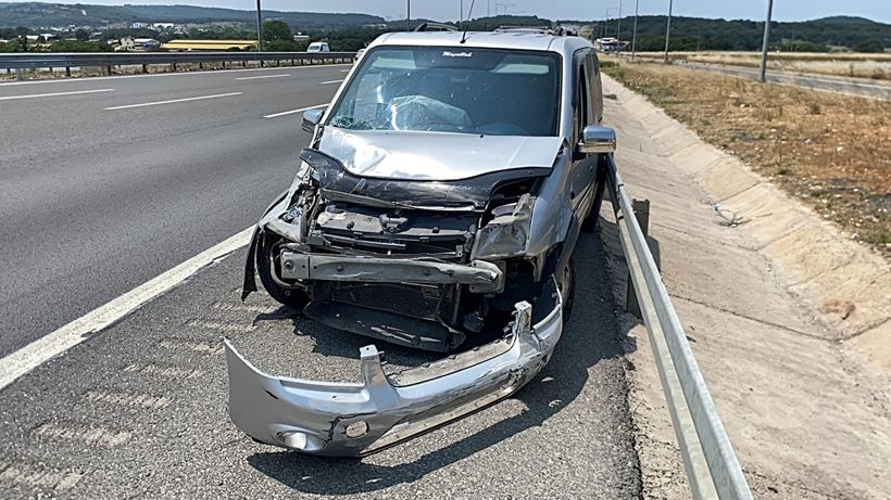Kuzey Marmara Otoyolu'nda korkutan kaza: Yaralılar var! - Resim : 1