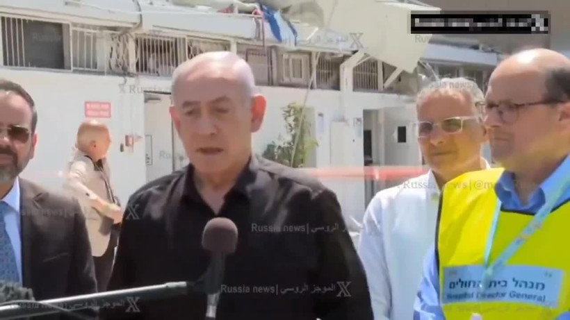 Netanyahu canlı yayında konuşurken panik yaşandı - Resim: 3