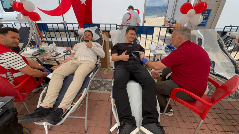 Kan verene hediye var! Başiskele’de kan bağışı seferberliği - Resim : 3
