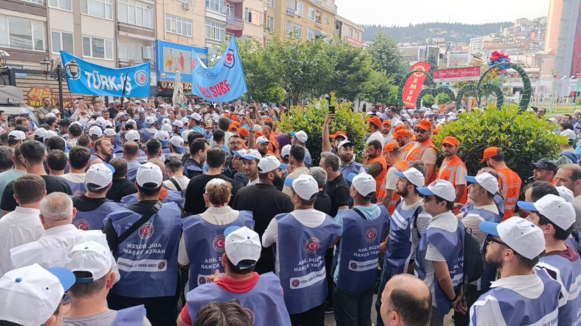 İşçiler direnişte! İzmit'te eylem var - Resim : 1