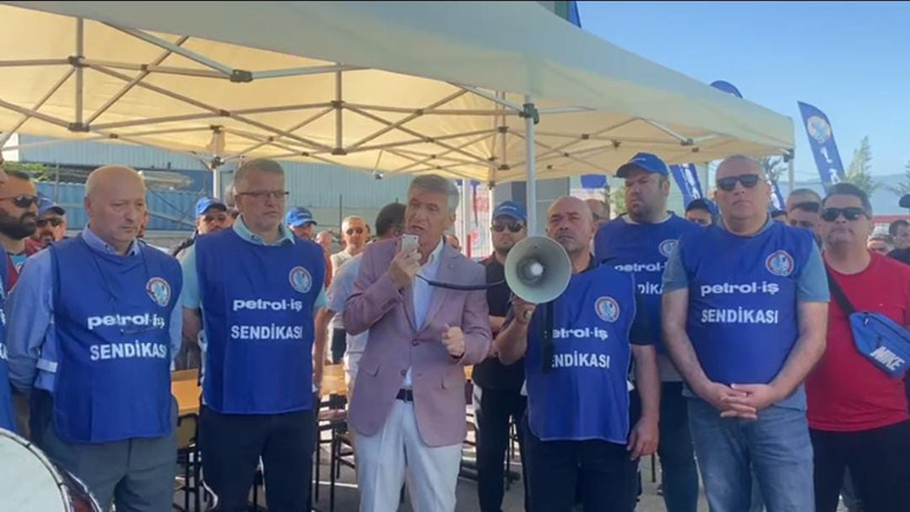 Gübretaş'ta grev başladı! - Resim : 6