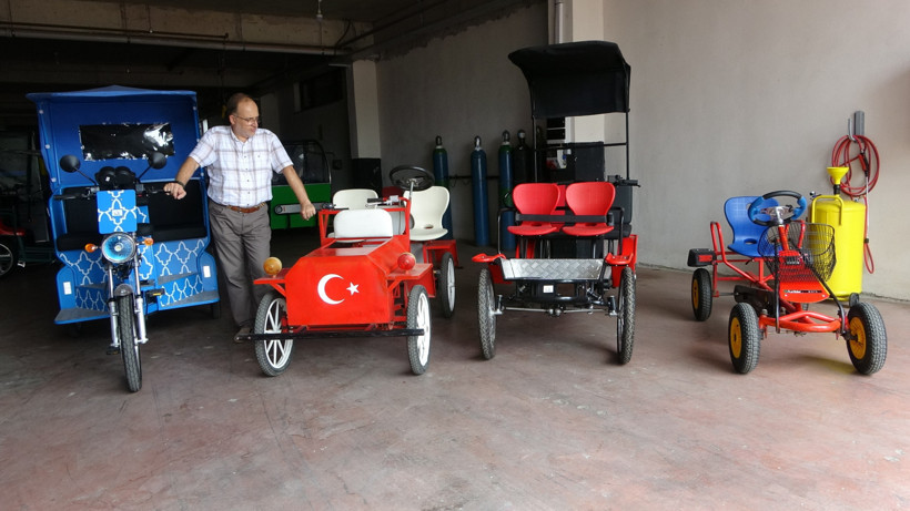 El emeğiyle ürettiği araçlar, 20 ülkeye ihraç ediliyor - Resim : 1