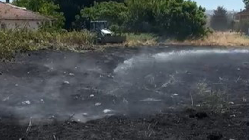 Kocaeli'de korkutan yangın: Tarım arazisi küle döndü! - Resim : 1