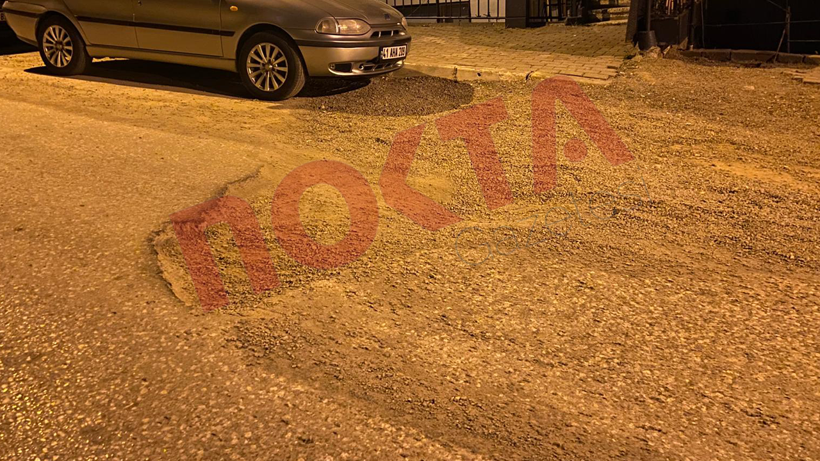 Gölcük’teki bu yol, kazaya davetiye çıkarıyor! - Resim : 2