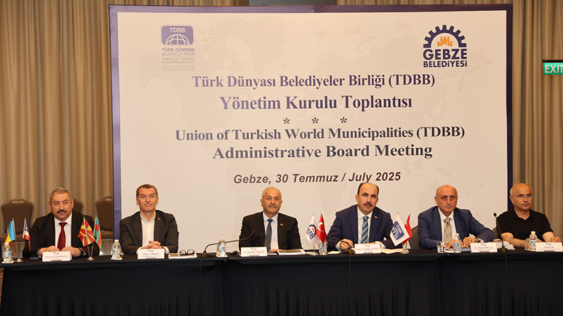 Türk Dünyası Belediyeler Birliği Yönetim Kurulu Toplantısı gerçekleştirildi - Resim : 1
