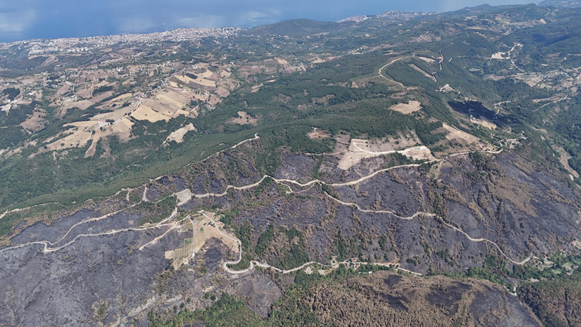 Karamürsel'de acı manzara: Yangının tahribatı gözler önüne serildi! - Resim : 5