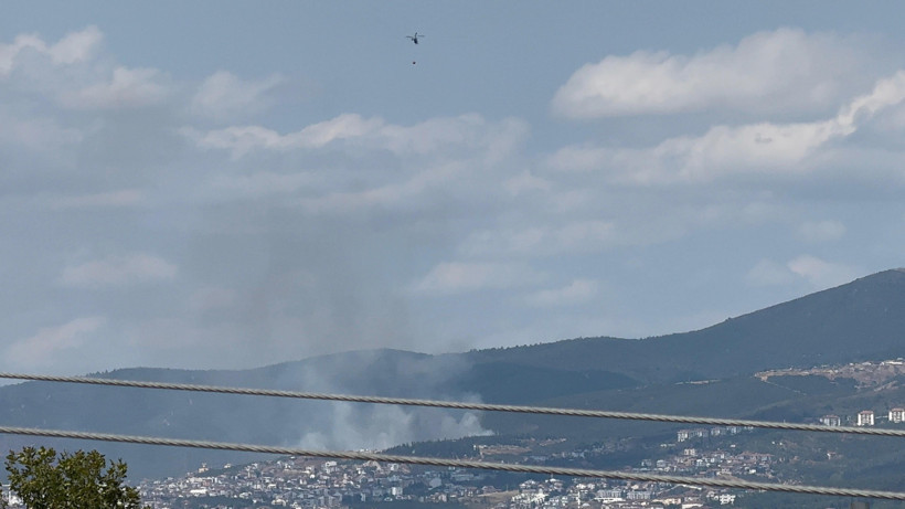Kocaeli'de ormanlık alan yangını! - Resim : 3
