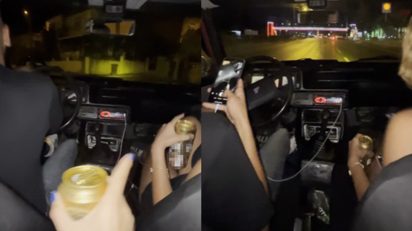 Kocaeli'de trafik skandalı: Genç sürücü hem alkol aldı hem telefonla oynadı! - Resim : 1