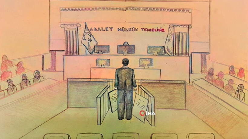 Ekrem İmamoğlu'nu mahkeme salonunda resmetti - Resim: 3