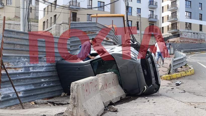 Bu kez ucuz atlatıldı; Ölüm yokuşunda yine kaza! - Resim : 1