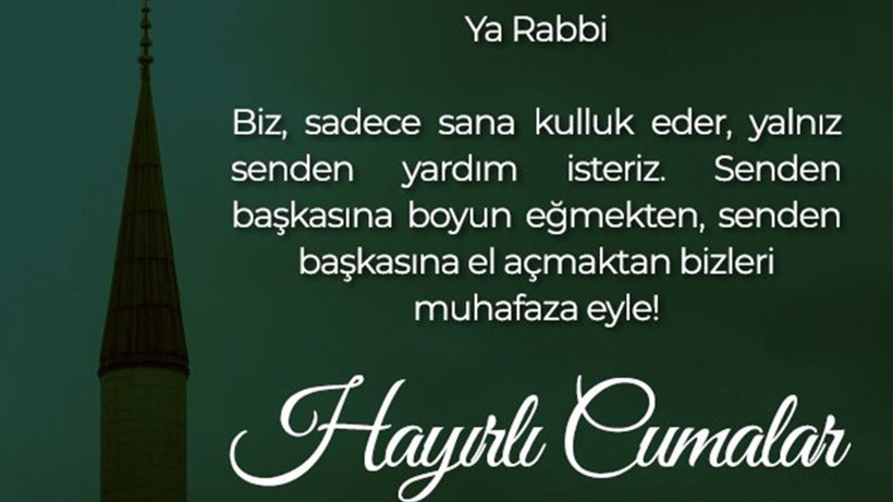 RESİMLİ CUMA MESAJLARI 2025 || Farklı, Komik, Duygusal, Uzun Cuma Mesajı Ayetli Sözler - Resim: 2