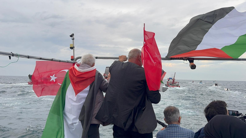 Kocaeli'den Sumud Filosu’na destek: Onlarca gemi Gazze için konvoy oluşturdu! - Resim : 6