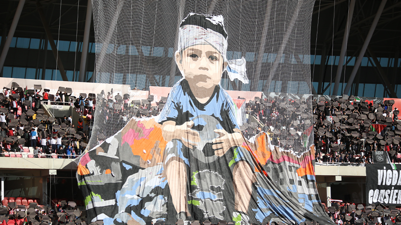 Sivasspor taraftarlarından Gazze koreografisi - Resim : 1