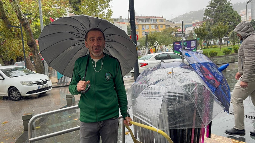 Yağmur bu kez etkili geldi... İzmit'ten yağmur manzaraları - Resim: 2