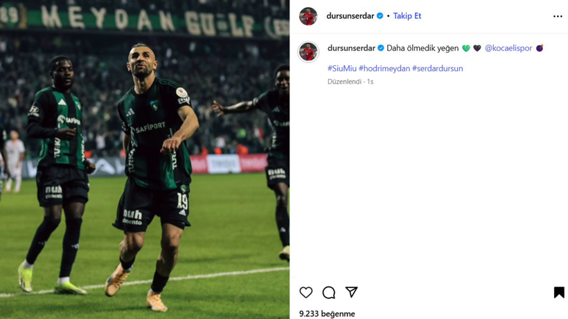 Serdar Dursun: "Daha ölmedik yeğen" - Resim : 1