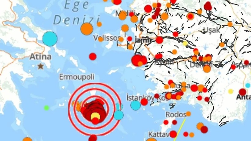 Ege Denizi'nde bir deprem daha gerçekleşti! - Resim : 1