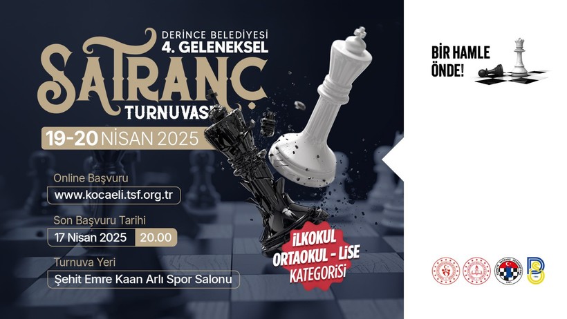 Derince’de satranç heyecanı yaşanacak - Resim : 1