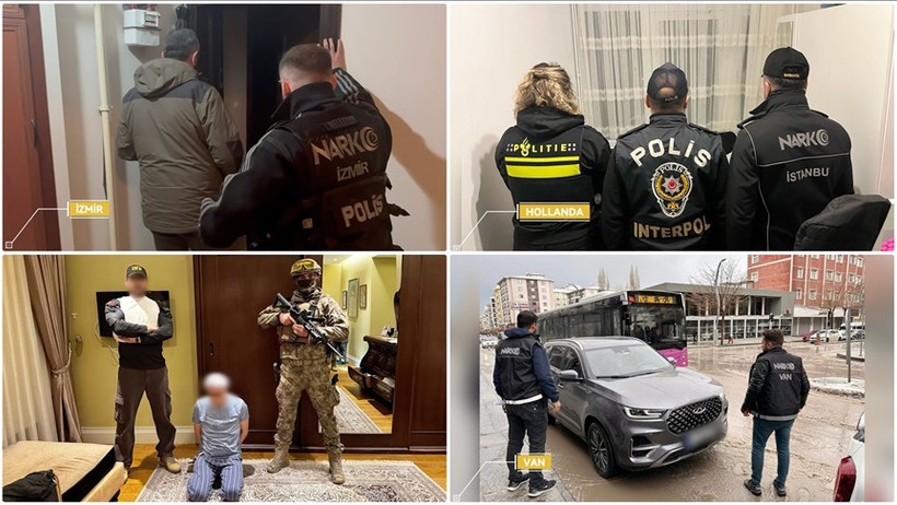 Zehir tacirlerine uluslararası operasyon: 234 üst düzey suç örgütü üyesi gözaltında - Resim : 1
