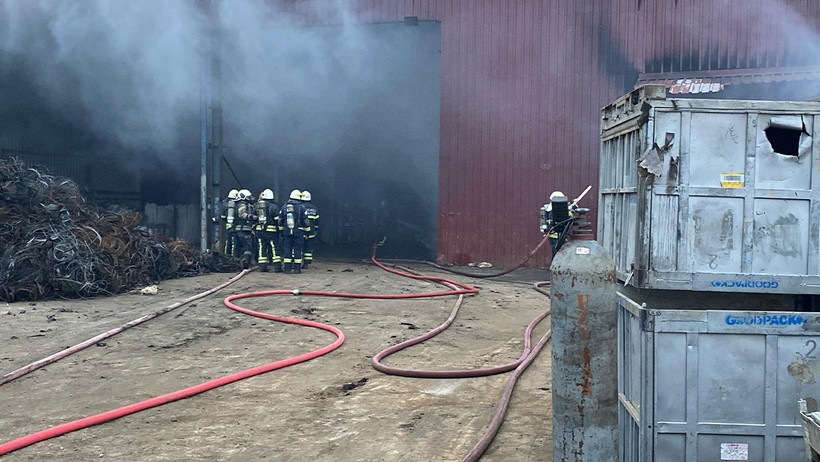 Kocaeli'de fabrika yangını! - Resim : 1