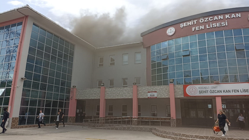 Lisenin çatısında yangın çıktı! - Resim : 5