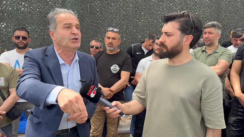 TÜPRAŞ işçisine desteğe gelen İskender Bayhan; “Emeğin değeri artıyorsa hayatın da değeri artar” - Resim : 2