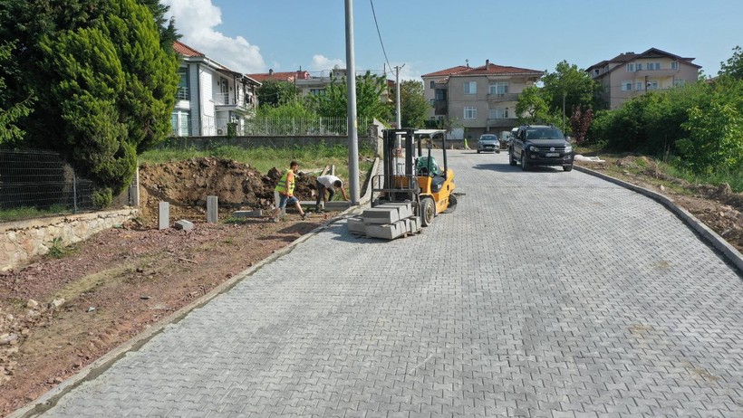 Başiskele'de üst yapı çalışmaları hızla devam ediyor - Resim : 3