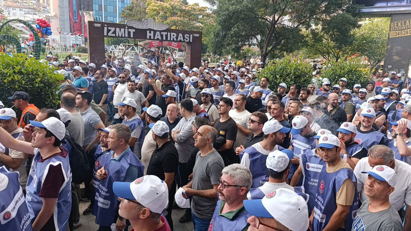 İşçiler direnişte! İzmit'te eylem var - Resim : 3