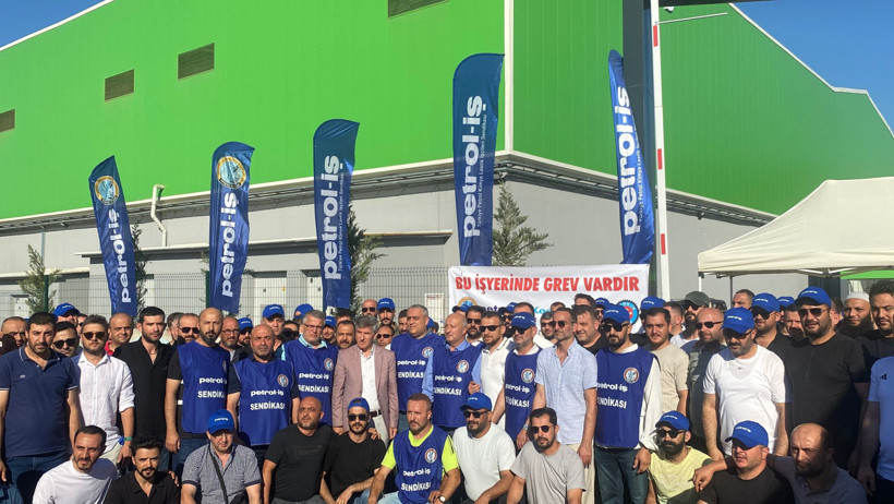 Gübretaş'ta grev başladı! - Resim : 1