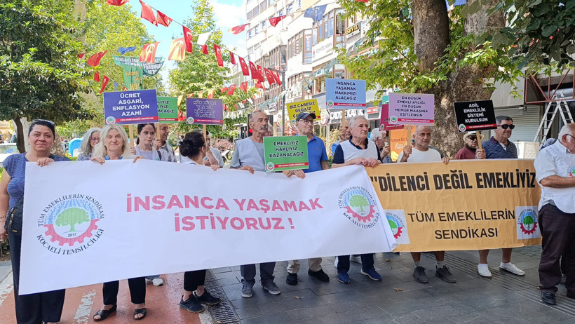 Kocaeli'de emeklilerden hükümete tepki! "Etin adını bile ağzımıza alamıyoruz" - Resim : 4