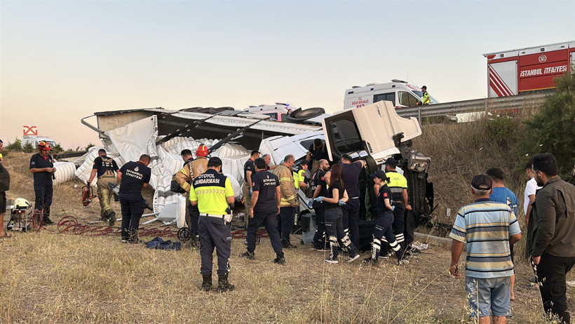 Kuzey Marmara Otoyolu’nda feci kaza! - Resim : 1
