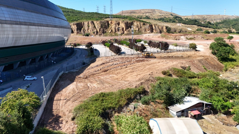 Kocaeli Stadı otopark çalışmaları hız kesmeden sürüyor! - Resim : 2