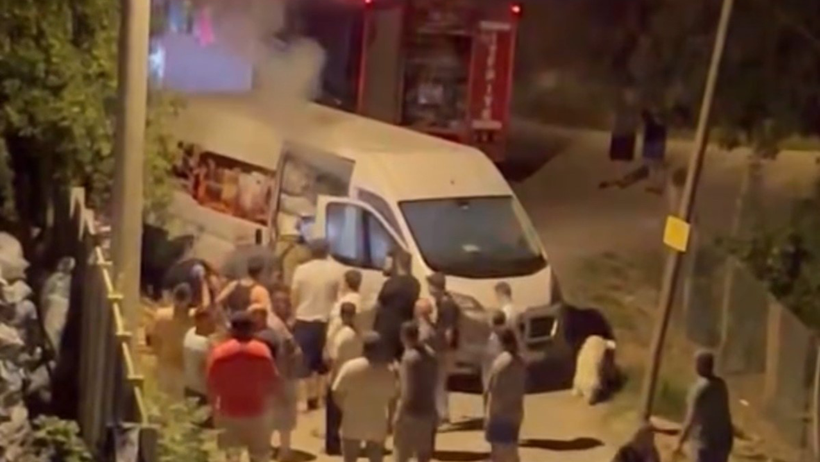 Düzce'de araç yangını: Tonlarca kömür yüklüydü! - Resim : 1