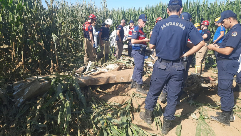 Eğitim uçağı düştü: Pilottan acı haber! - Resim : 1