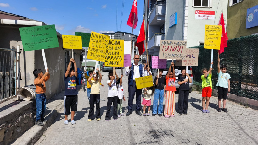 Kayapınar Mahallesi’nde sanayi tesisine tepki: “Sanayi değil, yaşam istiyoruz!” - Resim : 5