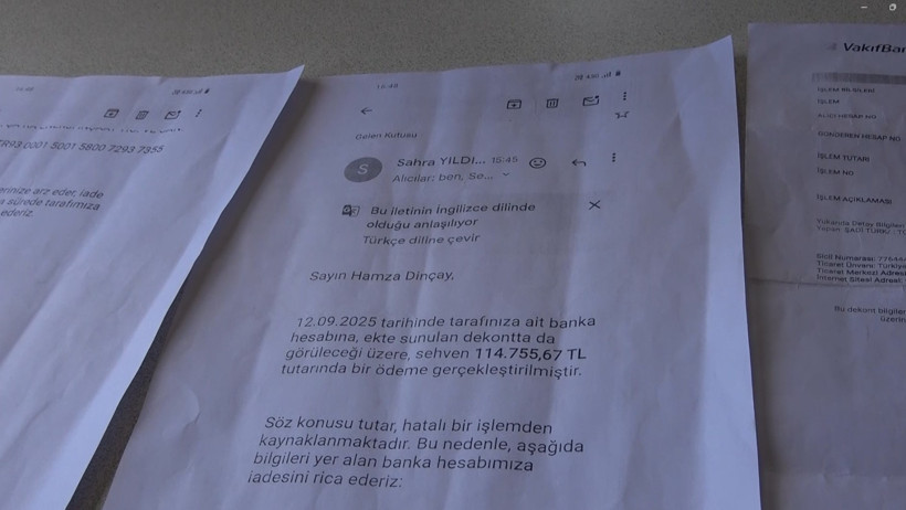 "Biz ailemizden böyle gördük" Belediye personeli, hesabına yanlışlıkla yatan parayı iade etti! - Resim : 1