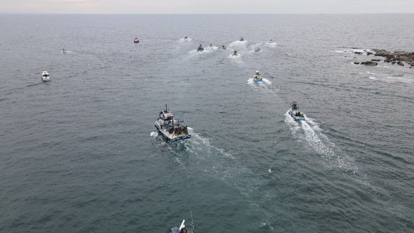 Kocaeli'den Sumud Filosu’na destek: Onlarca gemi Gazze için konvoy oluşturdu! - Resim : 9