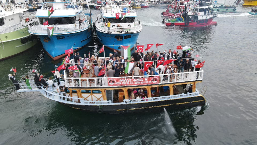 Kocaeli'den Sumud Filosu’na destek: Onlarca gemi Gazze için konvoy oluşturdu! - Resim : 8