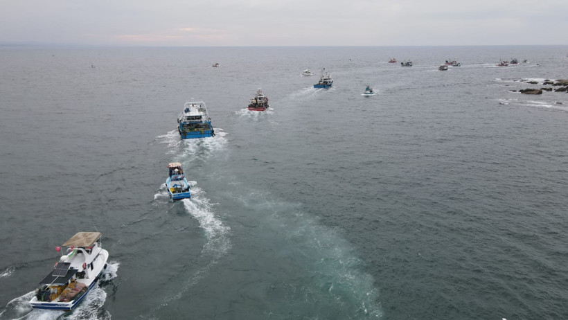 Kocaeli'den Sumud Filosu’na destek: Onlarca gemi Gazze için konvoy oluşturdu! - Resim : 7