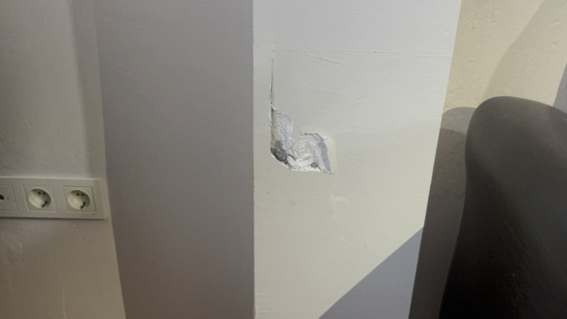 Kocaeli'de kolonları çatlayan bir bina boşaltıldı - Resim : 3