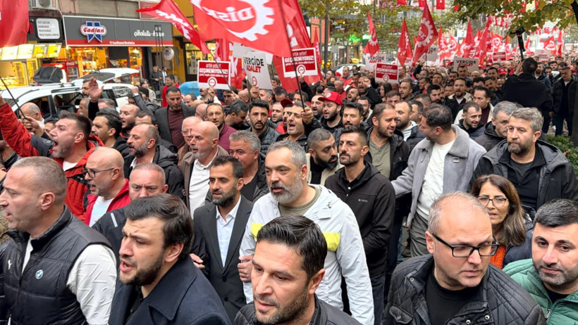 Kocaeli’de büyük asgari ücret yürüyüşü! “Dünyayı başınıza yıkarız” - Resim : 2