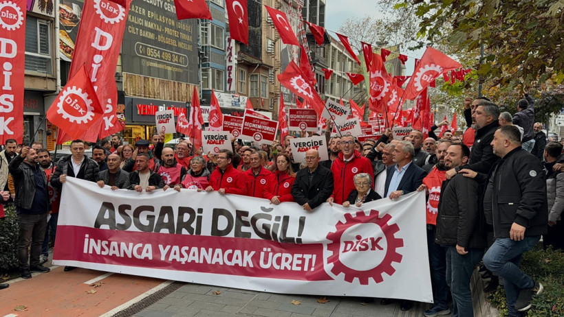 Kocaeli’de büyük asgari ücret yürüyüşü! “Dünyayı başınıza yıkarız” - Resim : 5