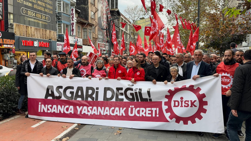 Kocaeli’de büyük asgari ücret yürüyüşü! “Dünyayı başınıza yıkarız” - Resim : 9