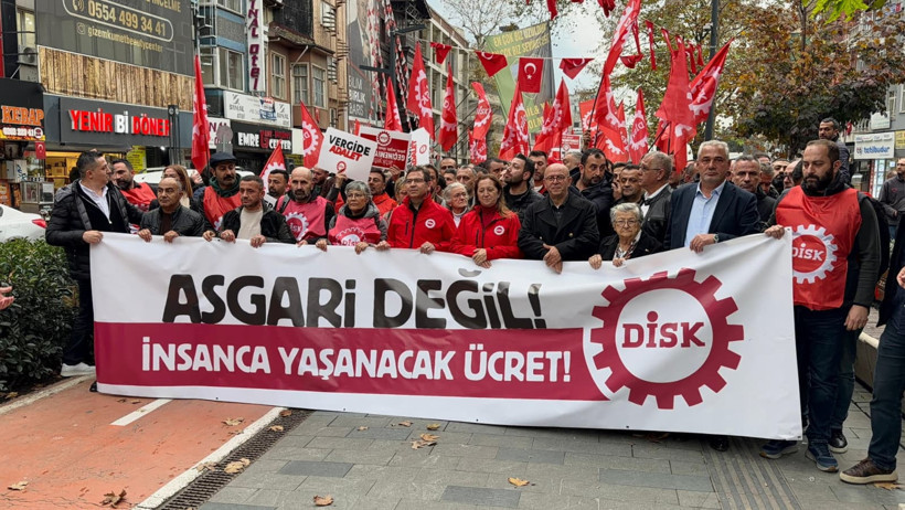 Kocaeli’de büyük asgari ücret yürüyüşü! “Dünyayı başınıza yıkarız” - Resim : 7