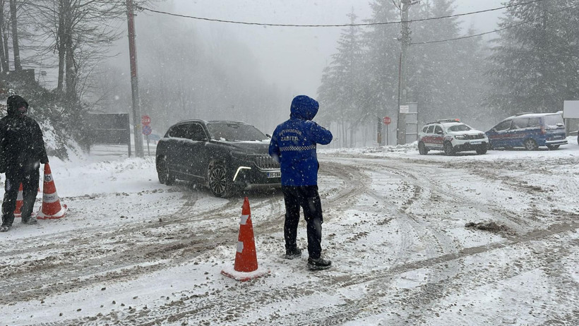 Zabıta ekiplerinden kar kış demeden sıkı denetim! - Resim : 3