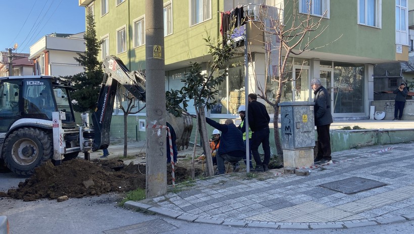 Gebze'de panik! Çalışma sırasından doğal gaz borusu delindi - Resim : 5