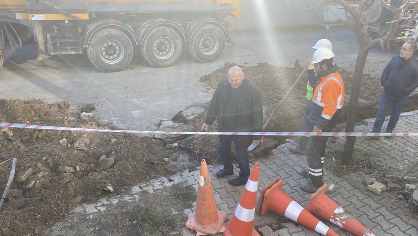 Gebze'de panik! Çalışma sırasından doğal gaz borusu delindi - Resim : 2
