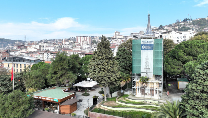 Tarihi Saat Kulesi'nde titiz çalışma - Resim : 2