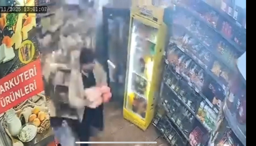 Kontrolden çıkan cip şarküteriye daldı - Resim : 1